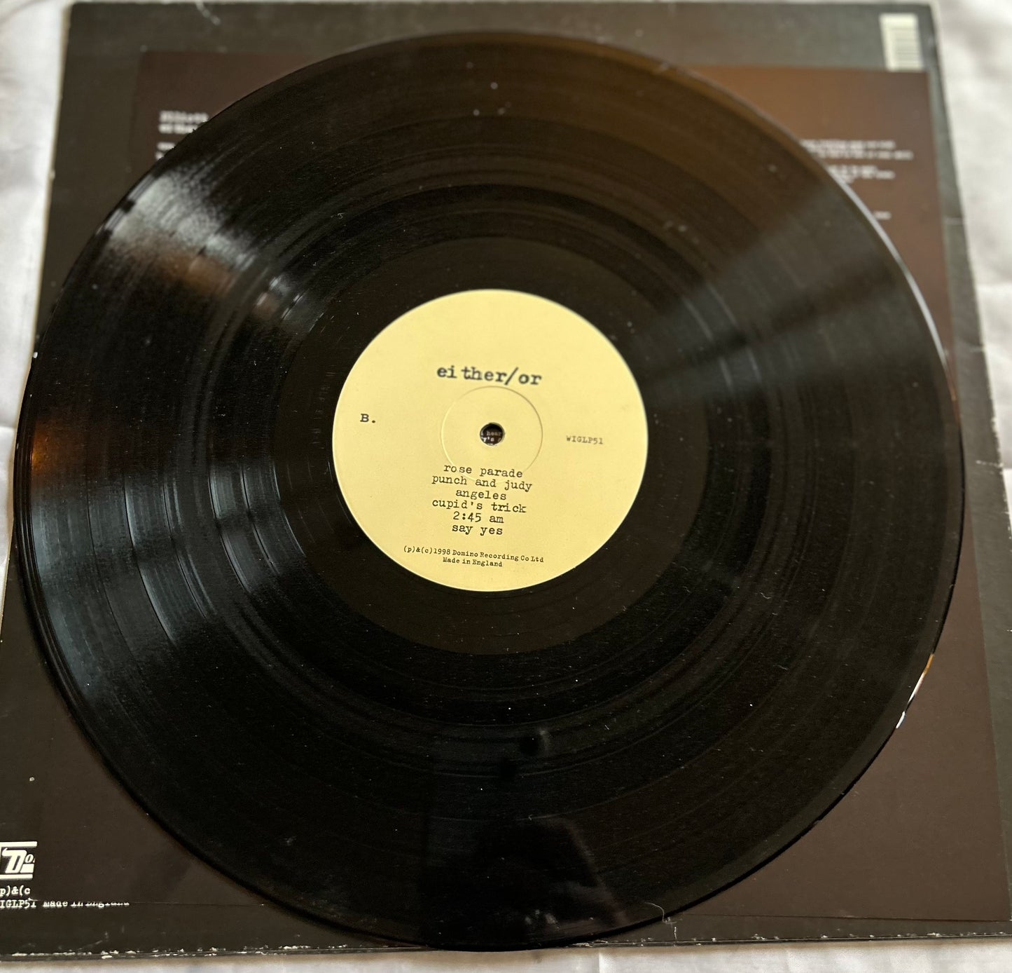Elliott Smith - Either / Or LP 1998 Domino Records